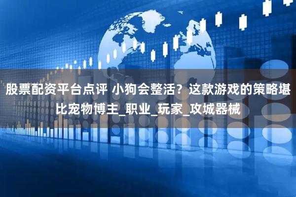 股票配资平台点评 小狗会整活？这款游戏的策略堪比宠物博主_职业_玩家_攻城器械